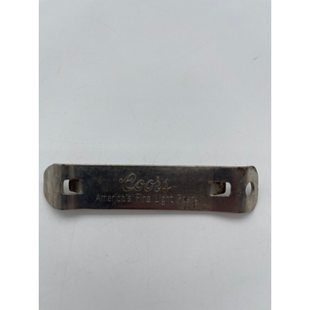 Vintage Coors Americas Fine Light Beer Bottle Opener Vaughan Chicago Church Key